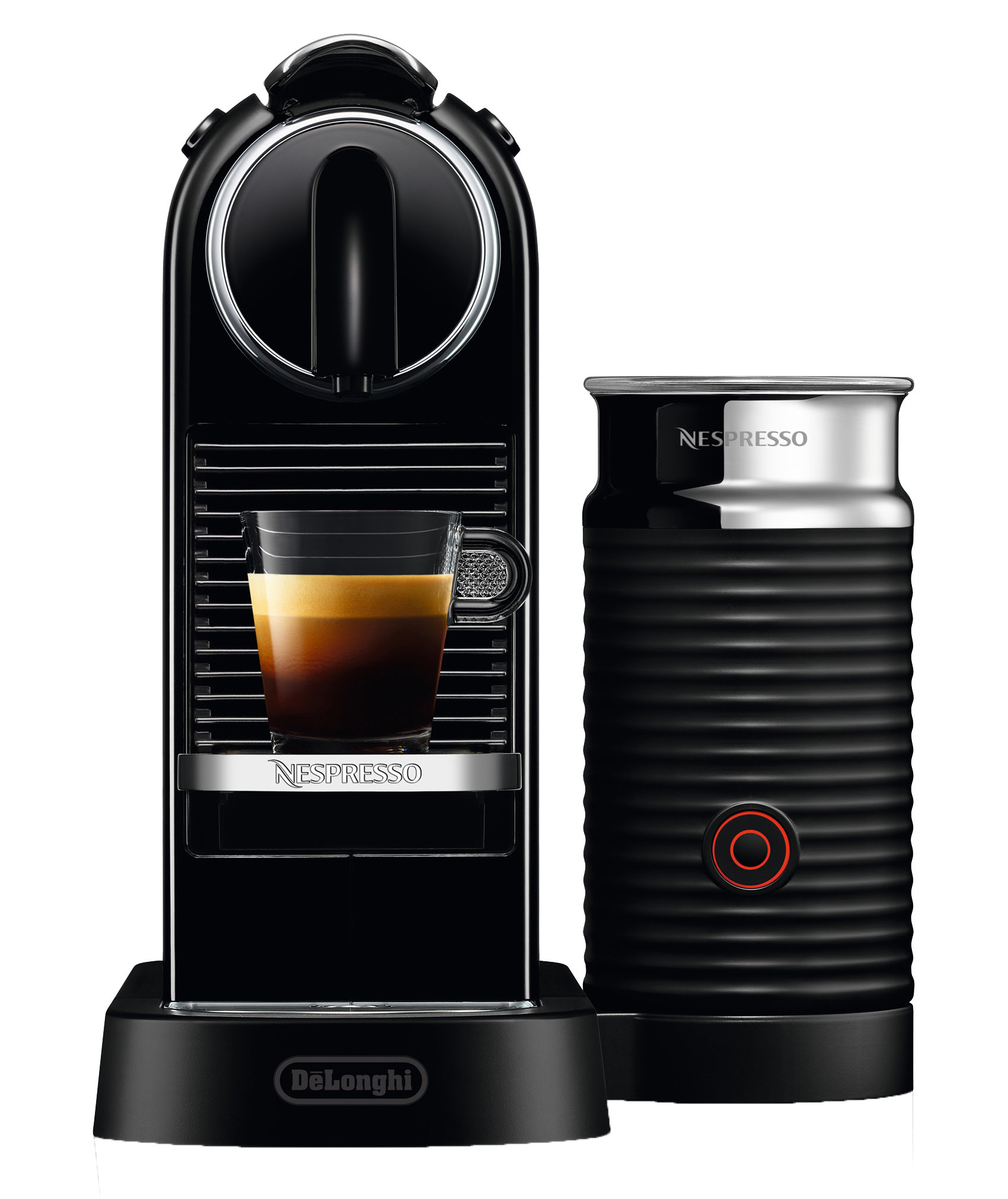 Nespresso Citiz Original Coffee and Espresso Machine with Aeroccino Milk Frother by De Longhi Black Reviews Wayfair